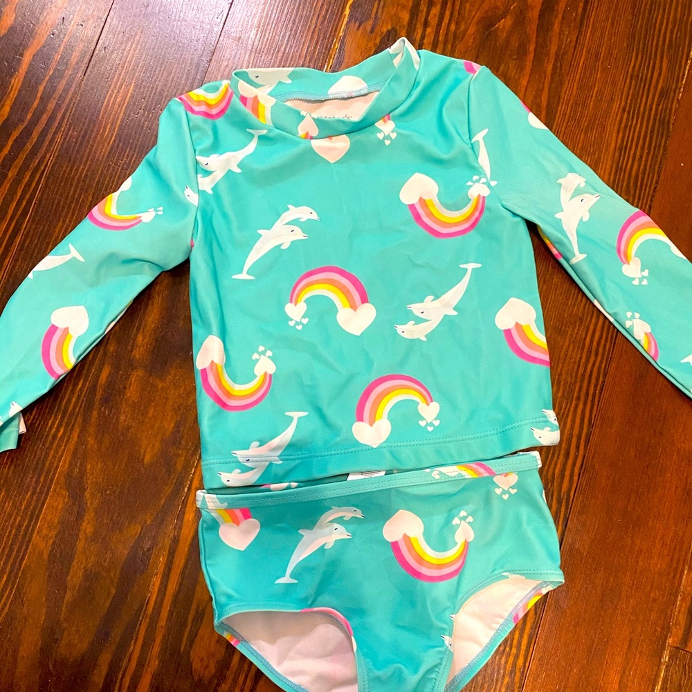 Baby girl 2 piece swimsuit